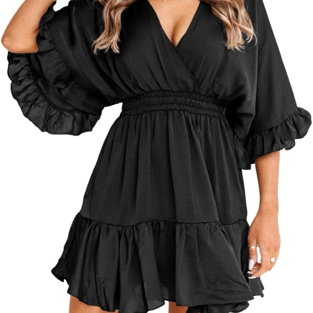 Elegant Black Women's Dress